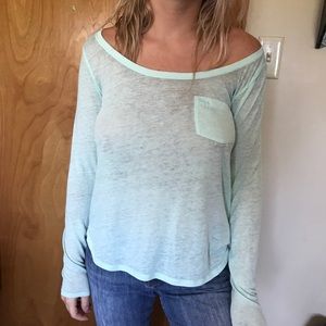 Abercrombie & Fitch Green Lightweight L/S size XS
